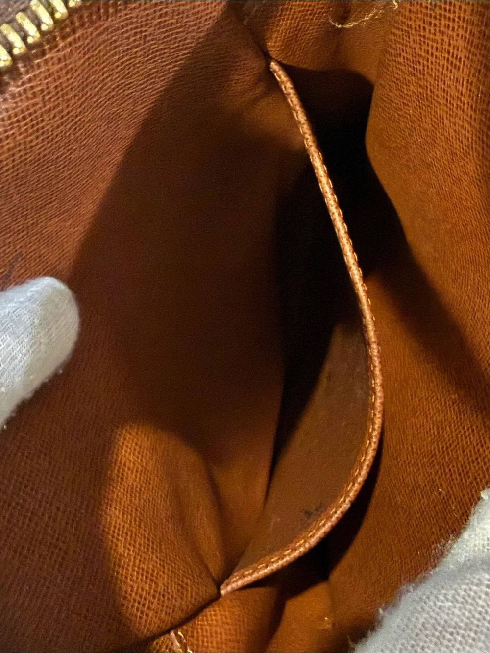 Vintage Louis Vuitton Danube PM Monogram Crossbody Bag France AR0040